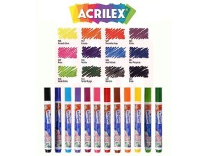 Caneta de Tecido Acrilpen Cores - Acrilex