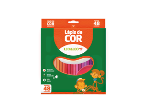 Lápis de Cor 48 Cores - Leo e Leo