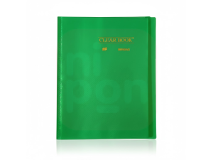 Pasta Catálogo 50 Plásticos – Clear Book – Verde